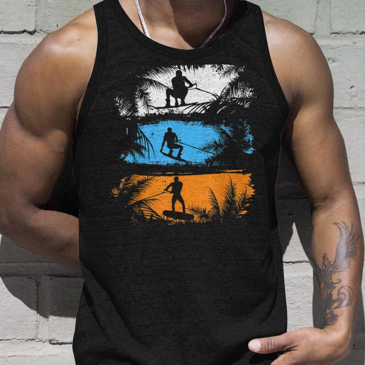 Wakeboard Wakeboarder Retro Wakeboarding Wakeboarding Tank Top Geschenke für Ihn