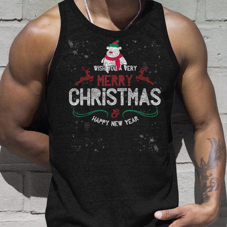 Weihnachtskostüm Merry Christmas & Happy New Year Tank Top Geschenke für Ihn