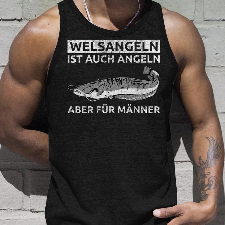 Welsangeln Ist Auch Fishing Aber Für Männer Tank Top Geschenke für Ihn