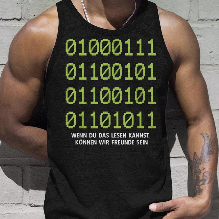 Wenn Du Das Lesen Kannst Freunde Computer Informatik Tank Top Geschenke für Ihn