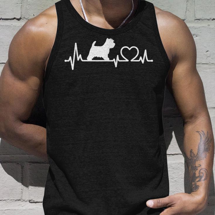 West Highland Terrier Westie Heart Rate Dog Tank Top Geschenke für Ihn