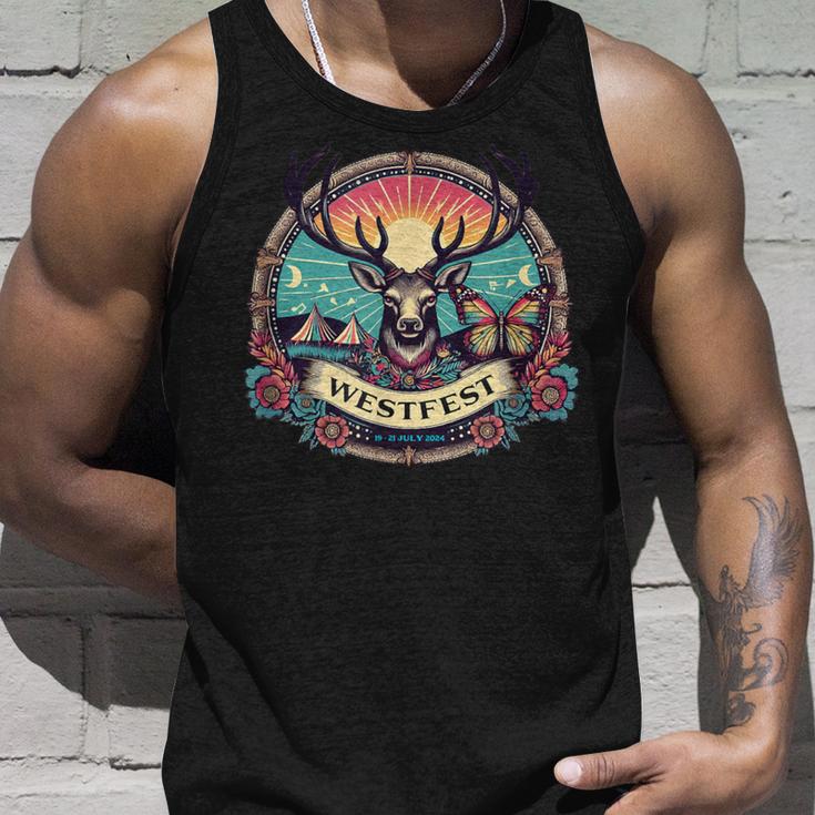 Westfest Retro Stag Tank Top Geschenke für Ihn