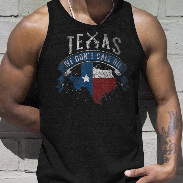 Wir Nennen 911 Texas State Image Nicht Tank Top Geschenke für Ihn