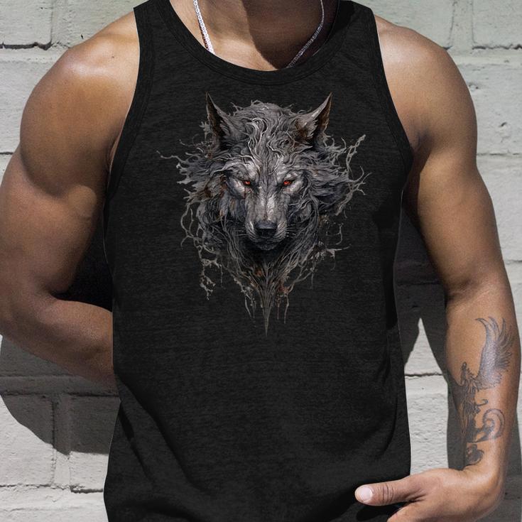 Wolf Iking Wolf Odins Wolvesalhalla Tank Top Geschenke für Ihn