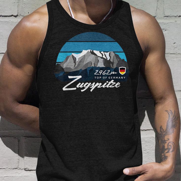 Zugspitze Garmisch Partenkirchen Bayern Germany Flag Tank Top Geschenke für Ihn