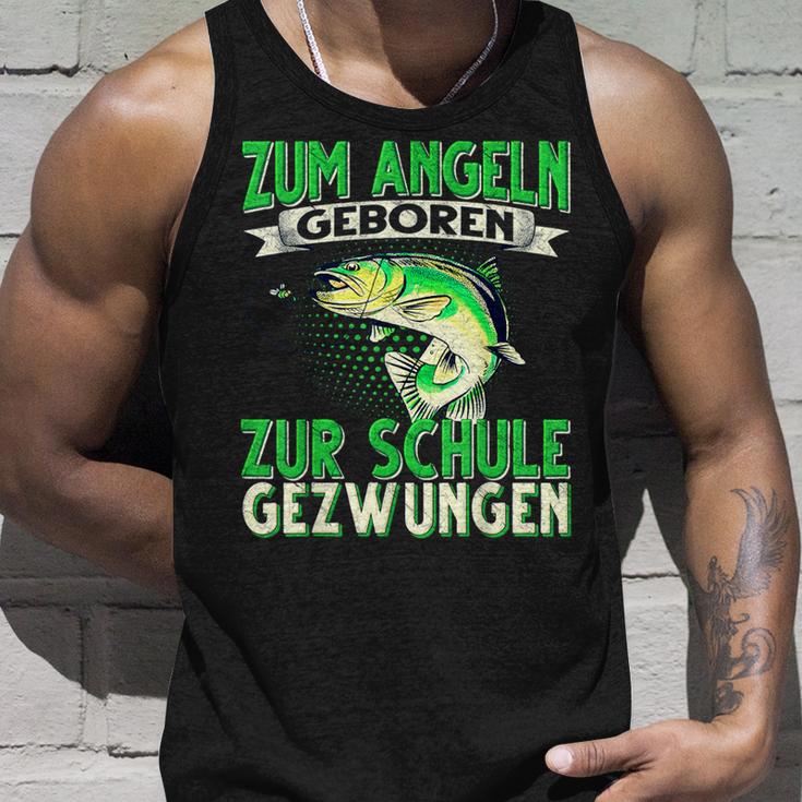 Zum Angeln Geboren Zum Angeln Geboren Zur Schule Gezw Tank Top Geschenke für Ihn