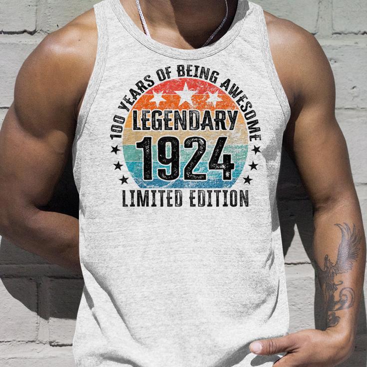 100 Geburtstag Limited Edition Best Of 1924 Tank Top Geschenke für Ihn