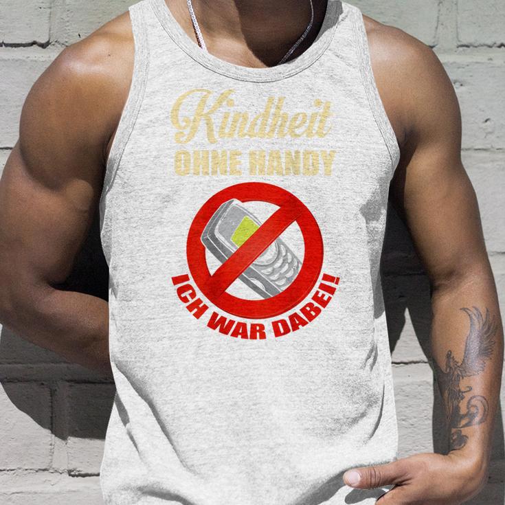 Backprint Kindheit Ohne Handy Ich War Dabei Tank Top Geschenke für Ihn