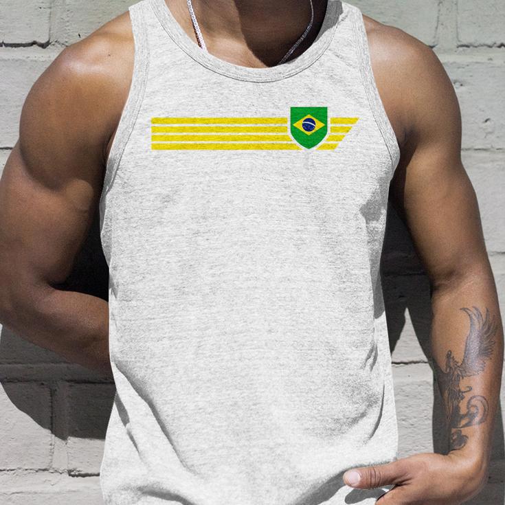 Brazil Seleção Fan Jersey Blue Tank Top Geschenke für Ihn