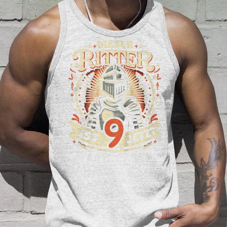 Children's 9Th Birthday Dieser Ritter Ist 9 JahreTank Top Geschenke für Ihn