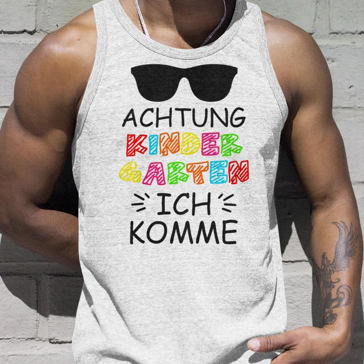 Children's Attention Kindergarten Ich Komme 1St Tag Kita Tank Top Geschenke für Ihn