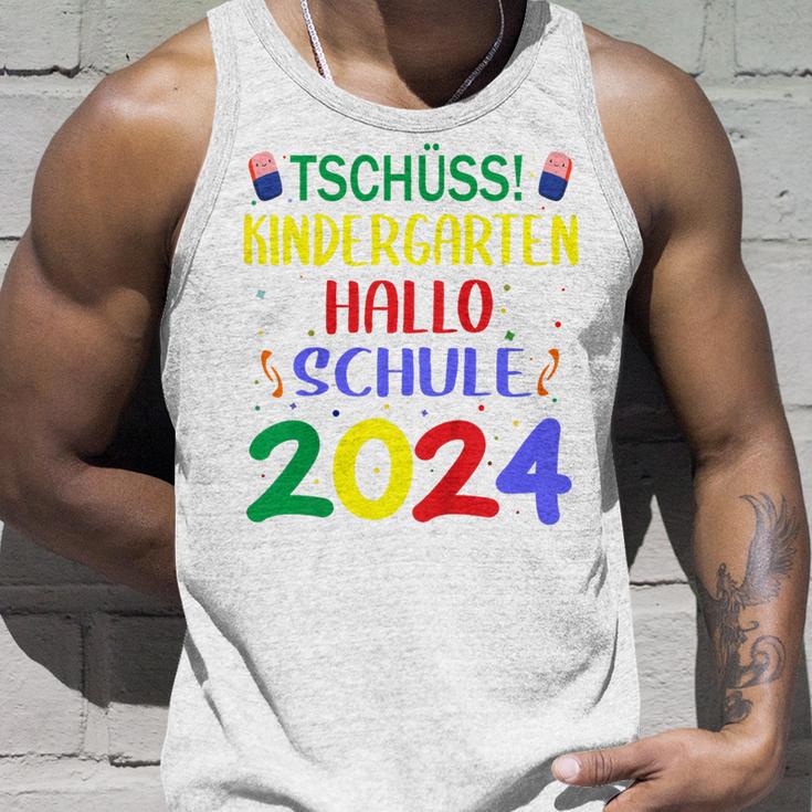 Children's First Day At School Tschüss Kindergarten Hello School 2024 Tank Top Geschenke für Ihn