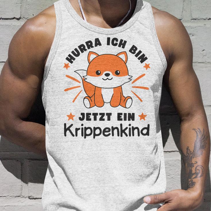 Children's With Hurra Ich Bin Jetzt Ein Krippenkind Fox Tank Top Geschenke für Ihn