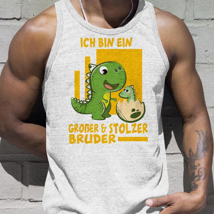 Children's T-Rex Trex Ich Bin Ein Große Und Stolzer Bruder Tank Top Geschenke für Ihn