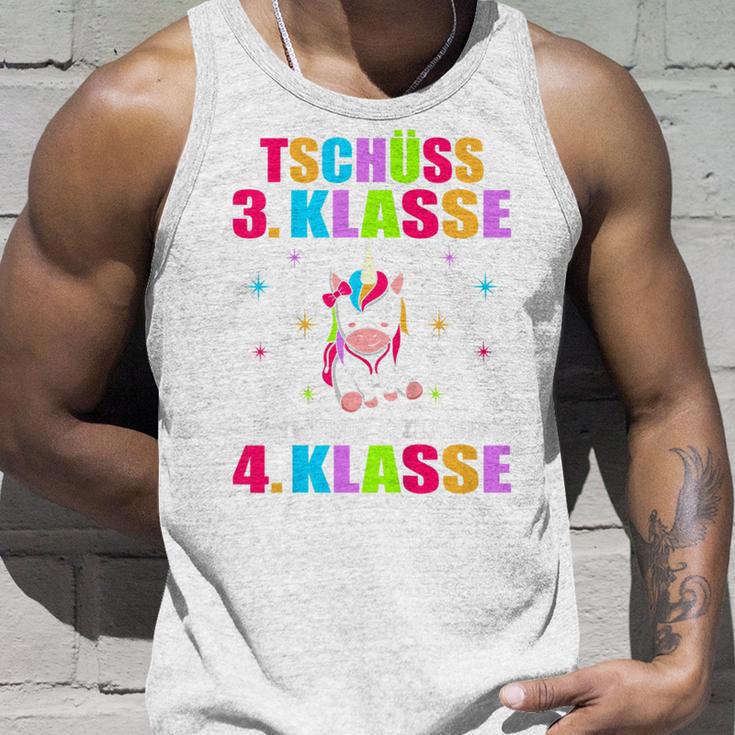 Children's Tschüss 3 Class Ich Glitzer Jetzt In 4 Class First Day At School Tank Top Geschenke für Ihn