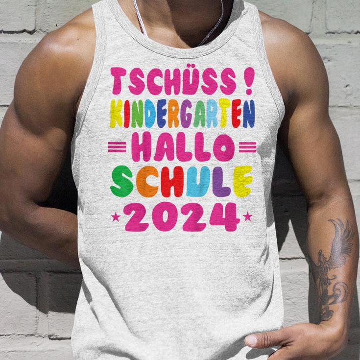 Children's Tschüss Kindergarten Hello School 2024 1St Class Tank Top Geschenke für Ihn