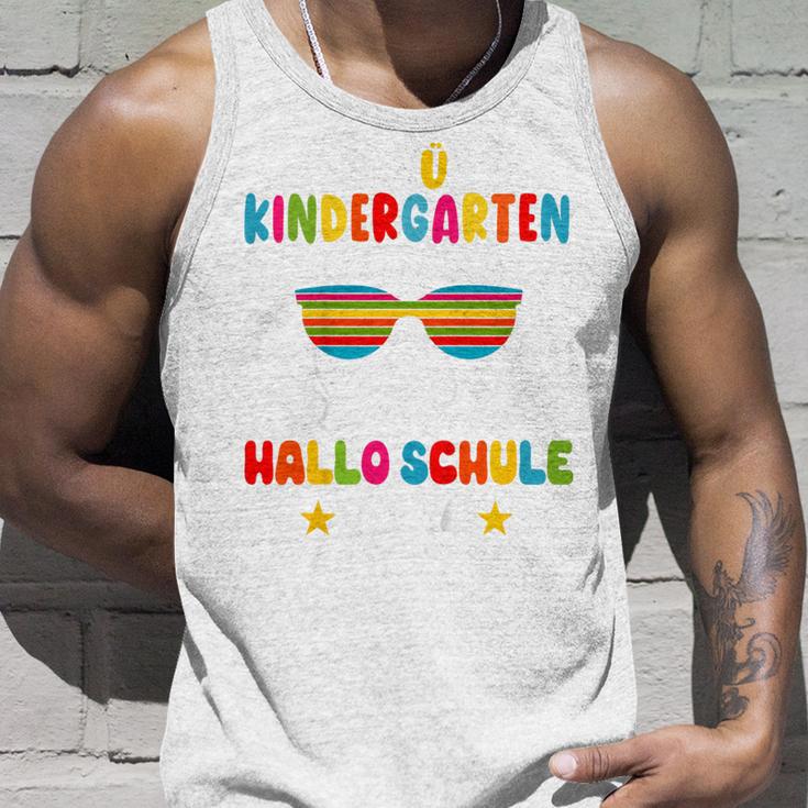 Children's Tschüss Kindergarten Hello School Kita Graduation 2024 Bear Tank Top Geschenke für Ihn