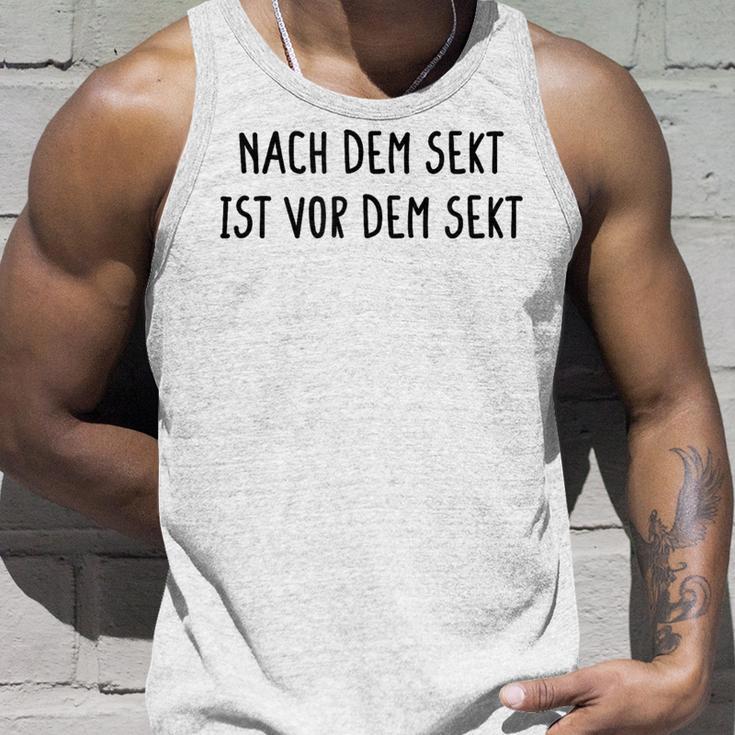 After Dem Sekt Istor Dem Sekt Alcohol Tank Top Geschenke für Ihn