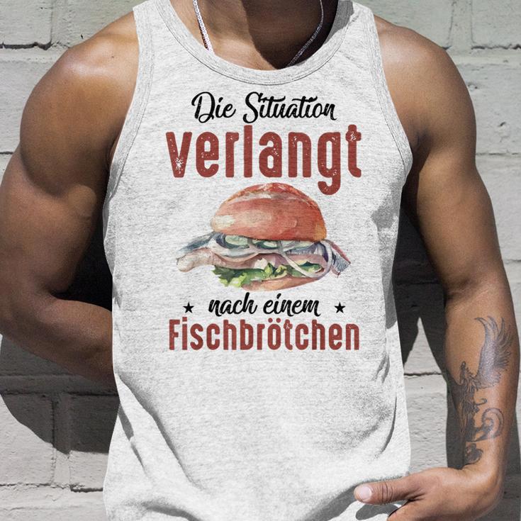 Die Situationerlangt Nach Einem Fischbrötchen Tank Top Geschenke für Ihn