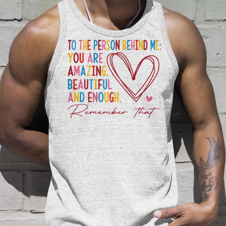 Du Bist Wichtig Du Bist Unglaublich Altmodische Für Die Person Hinter Mir Tank Top Geschenke für Ihn