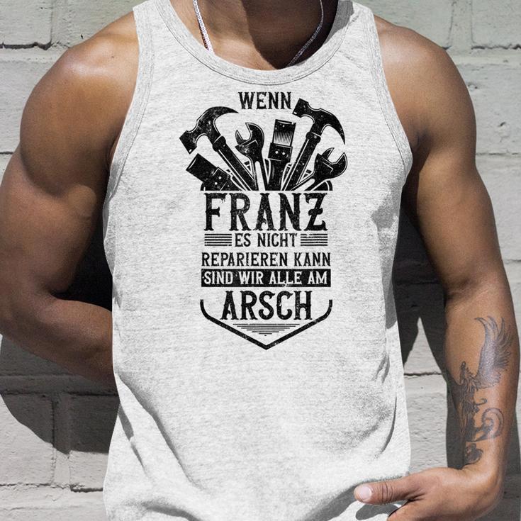 Franz First Name Franz Gray Tank Top Geschenke für Ihn