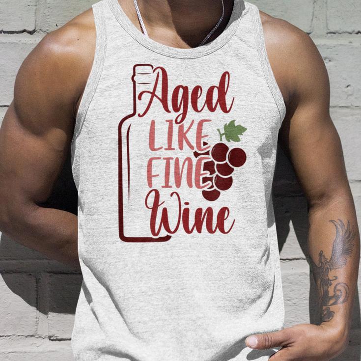 'Gereift Wie Guter Wein Tank Top Geschenke für Ihn