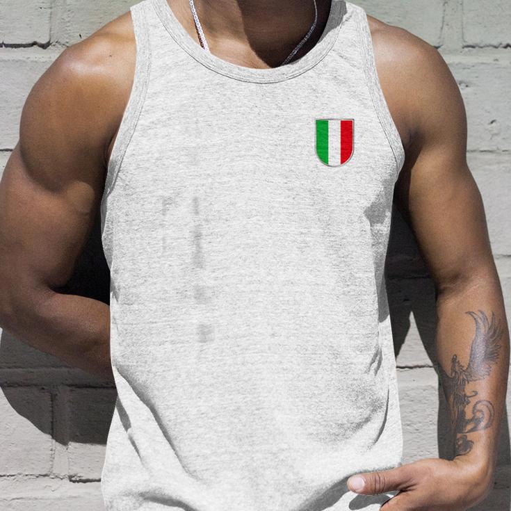 Gli Azzurri Italian Fan Flag Blue Tank Top Geschenke für Ihn