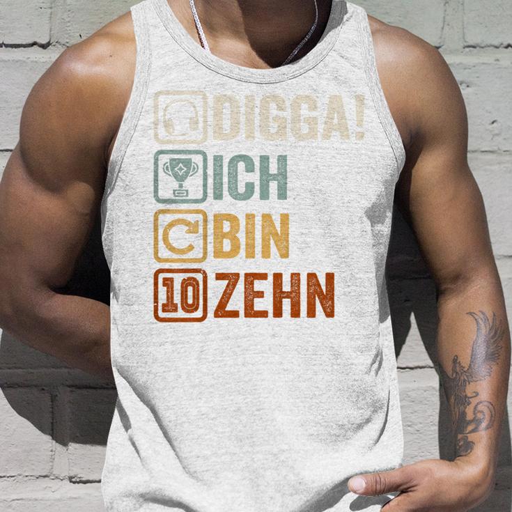 Ich Bin 10 Jahre 10 Jahre 10Th Birthday Tank Top Geschenke für Ihn