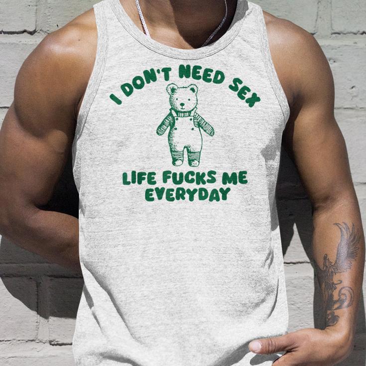 Ich Brauche Kein Sexleben Fickt Mich Jeden Tag Tank Top Geschenke für Ihn