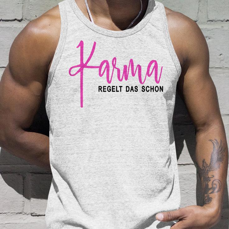 Karma Regelt Das Schon Schicksal Karma Tank Top Geschenke für Ihn