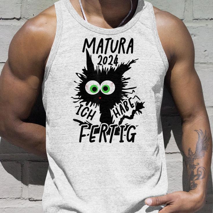 Matura 2024 Ich Habe Fertig Gray Tank Top Geschenke für Ihn