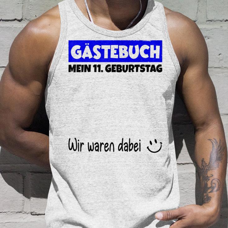 Mein 11St Birthday Wir War Dabei Guestbuch Tank Top Geschenke für Ihn