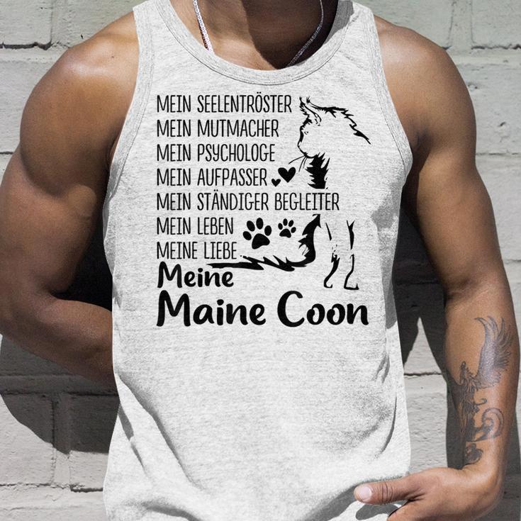 Mein Seelkomöster Meine Maine Coon Cat Lover Kitten Tank Top Geschenke für Ihn