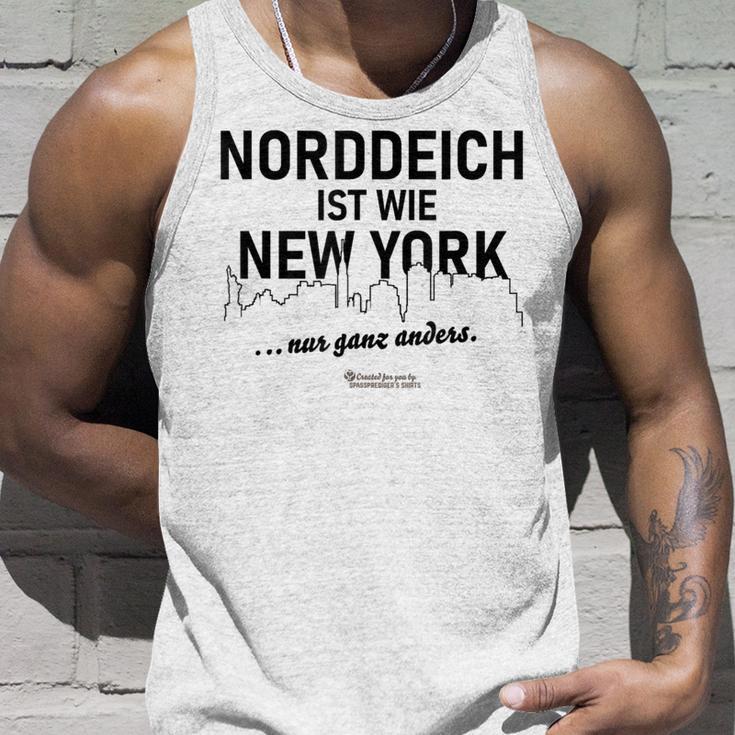 Norddeich Ist Wie New York Nur Ganz Anders Norddeich Tank Top Geschenke für Ihn