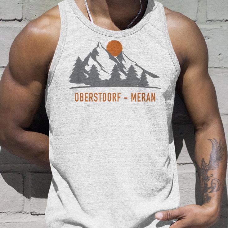 Oberstdorf Meran Fernwanderweg E5 Alpenüberquerung Tank Top Geschenke für Ihn