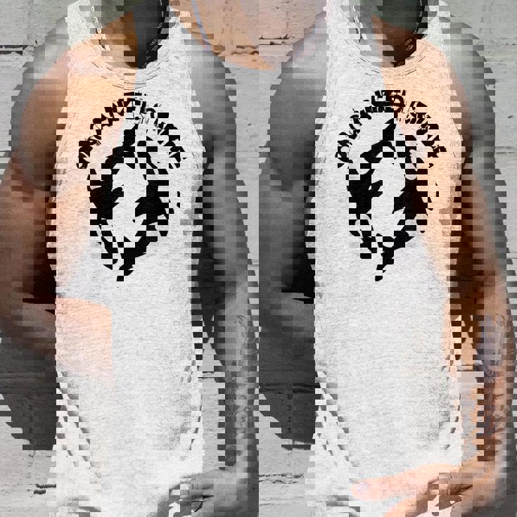 Orca-Nized Crime Orcanizado Crime Killer Whale Cita Camiseta sin mangas Regalos para él