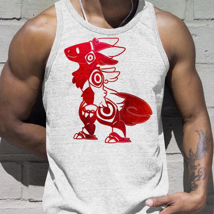 Protogen Fursuit Furry Red Krawattenfarbe Fursona Tank Top Geschenke für Ihn