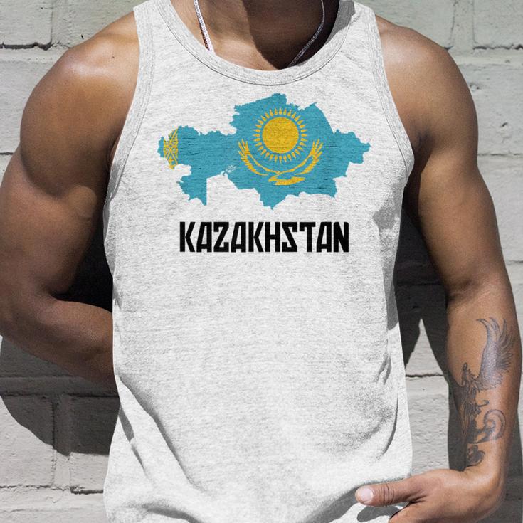 Republic Of Kazakhstan Flag Tank Top Geschenke für Ihn