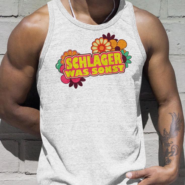 Schlager Was Sonst Schlager Outfit Party Gray S Tank Top Geschenke für Ihn