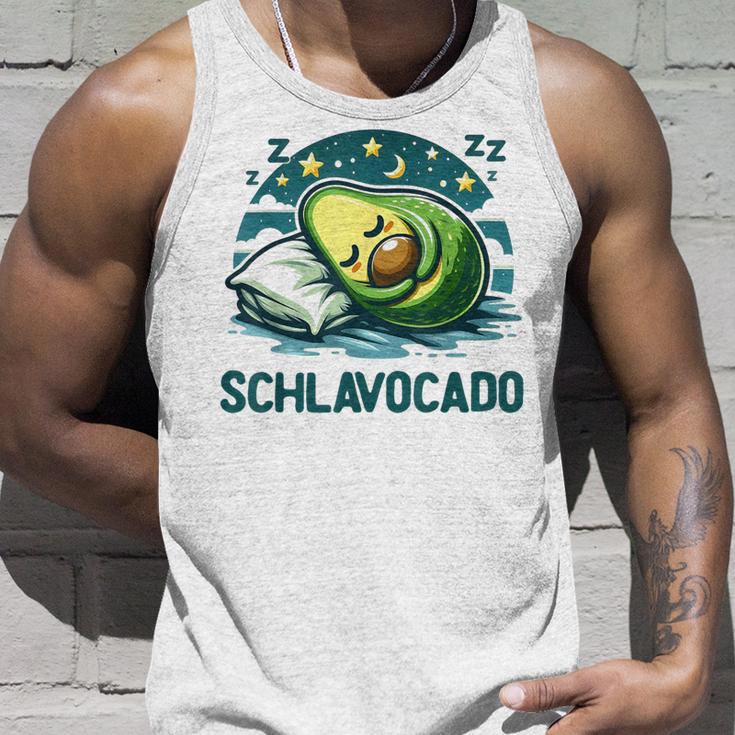 Schlavocado Avocado Pyjama Nachthemd Schlafanzug Tank Top Geschenke für Ihn