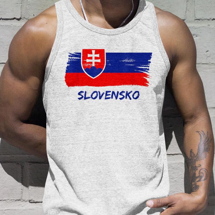 Slovak Flag Slovakia Team Fan Jersey Tank Top Geschenke für Ihn