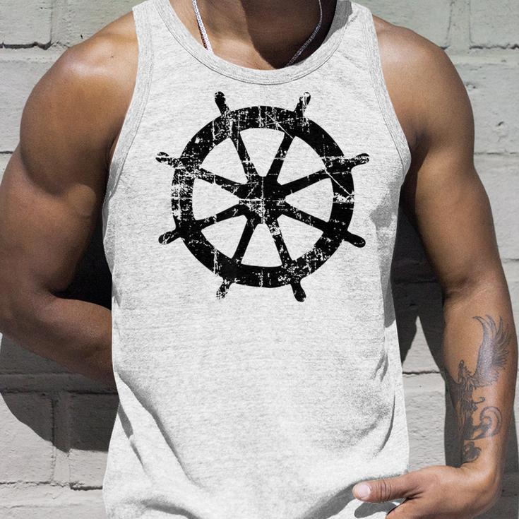 Sring Wheel Sringintage Boat & Sail Tank Top Geschenke für Ihn