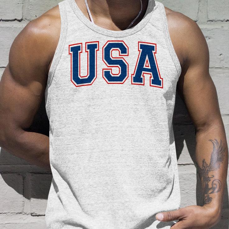 Usa Athletic Team Flag Tank Top Geschenke für Ihn