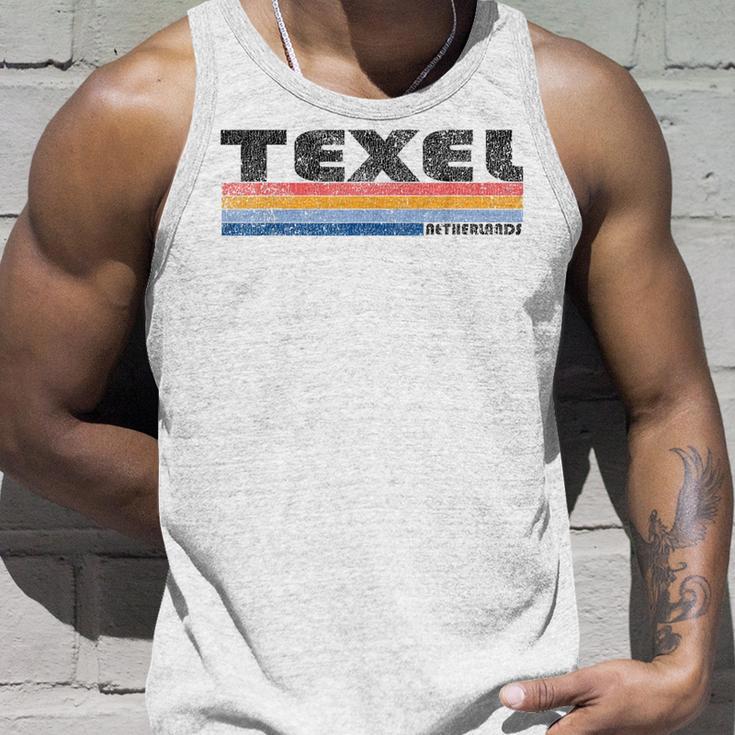 Vintage 1980S Style Texel Netherlands Tank Top Geschenke für Ihn