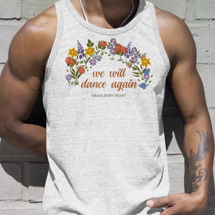 Wir Werden Wieder Tanzen Israel In My Heart Am Yisrael Chai Tank Top Geschenke für Ihn