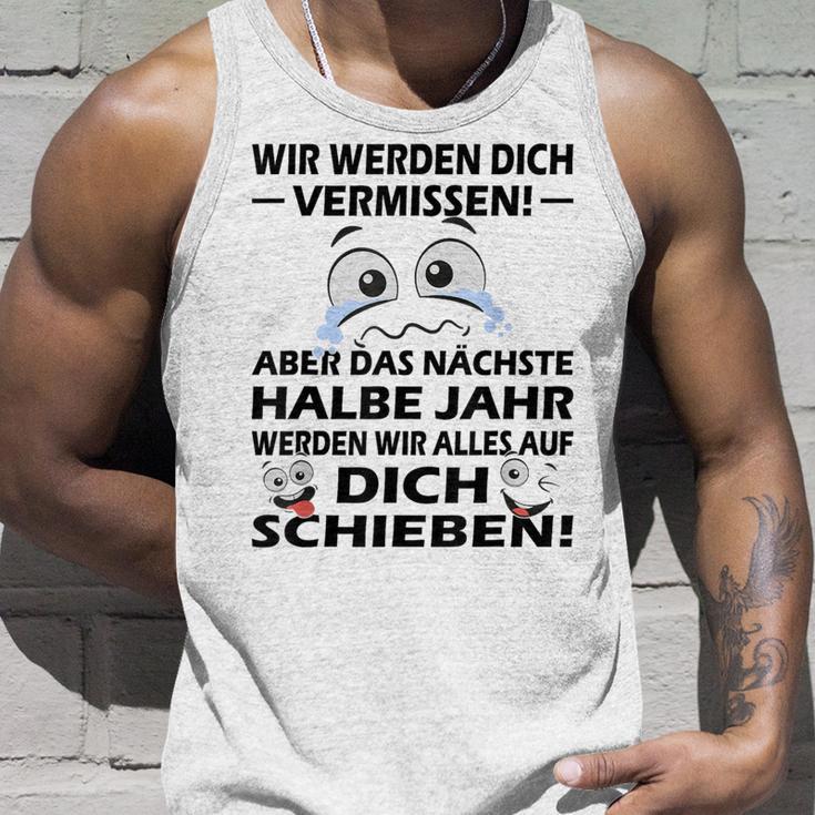 Zum Farewell Glückwunsch Zu Deiner Flucht Employee Gray S Tank Top Geschenke für Ihn