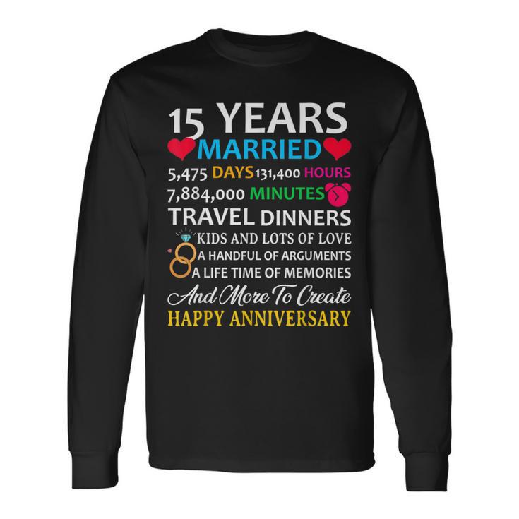 15th Wedding Anniversary T-Shirt Purr-Ever Cat Gift