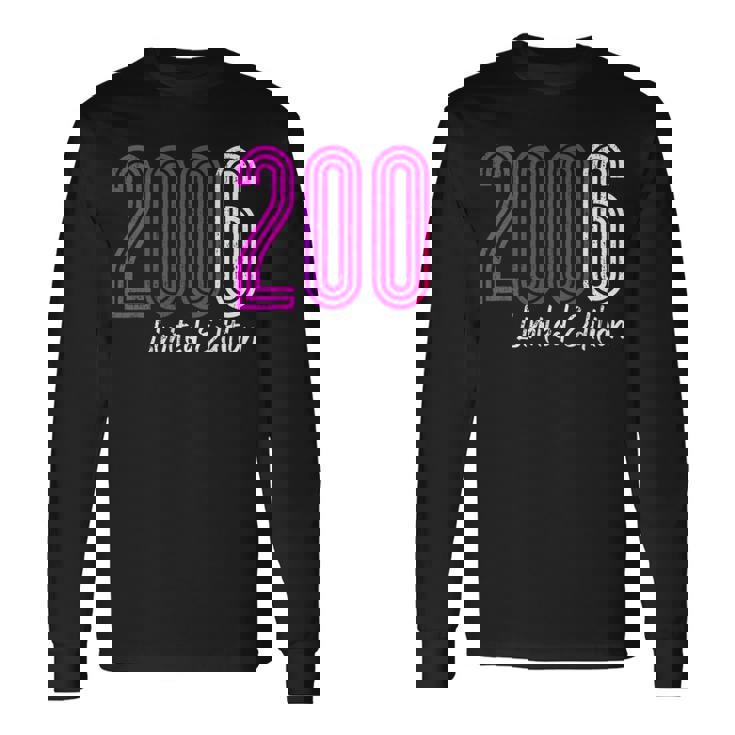 18 Uomo Donna Anni Regalo 18 Compleanno Limited Edition 2006 Maglietta a maniche lunghe