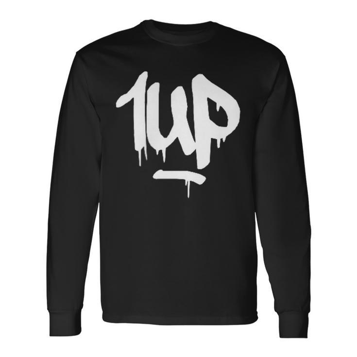 1Up Logo Graffiti Dripping Marker Langarmshirts Geschenkideen