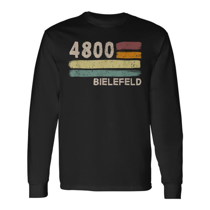 4800 Bielefeld Retro Postcodes Old Postcodeintage Langarmshirts Geschenkideen